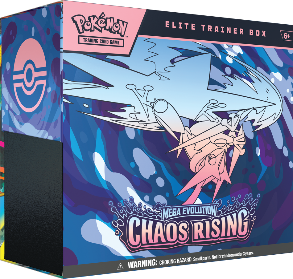 Mega Evolution - Chaos Rising: Elite Trainer Box (Inglés)