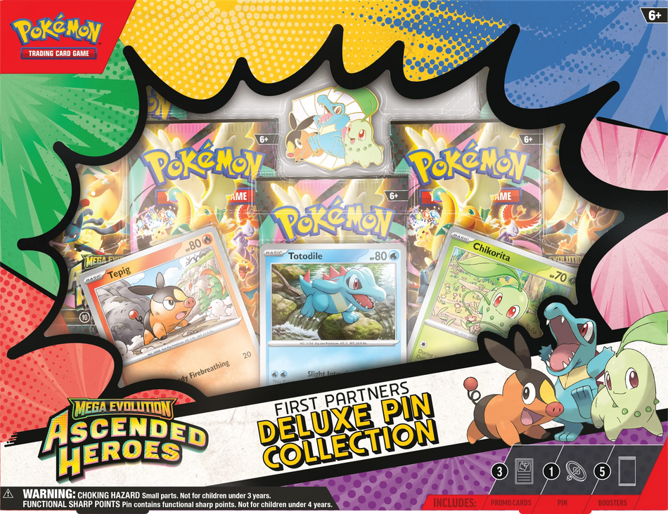 Ascended Heroes: First Partners - Deluxe Pin Collection (Inglés)