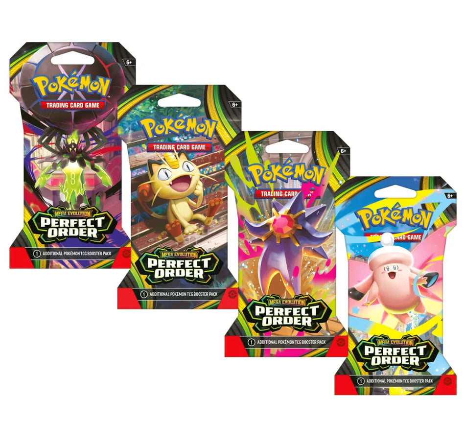 Mega Evolution - Perfect Order: Sleeved Booster Pack (Inglés)