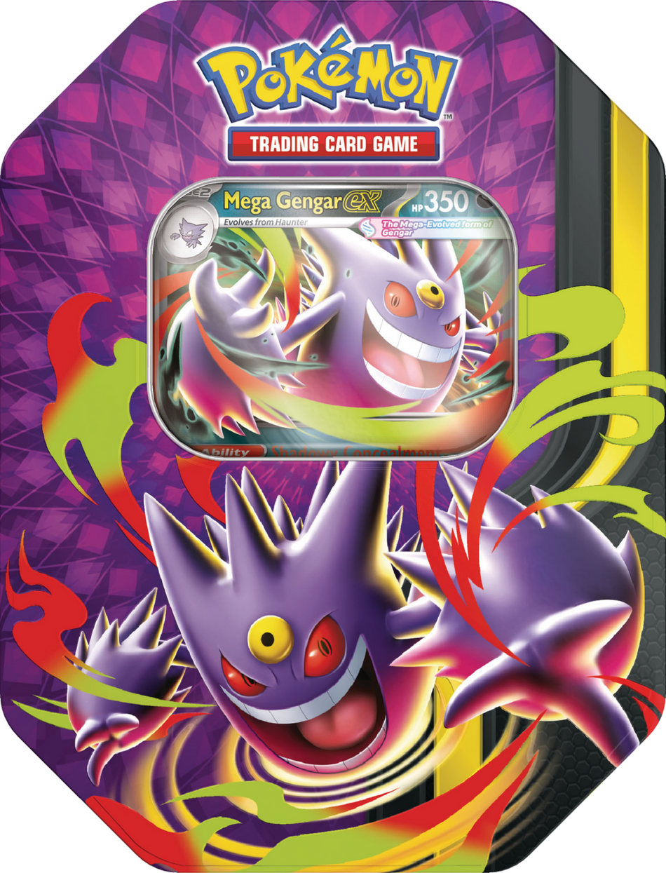 Mega Moonlit Tin - Mega Gengar ex (Inglés)
