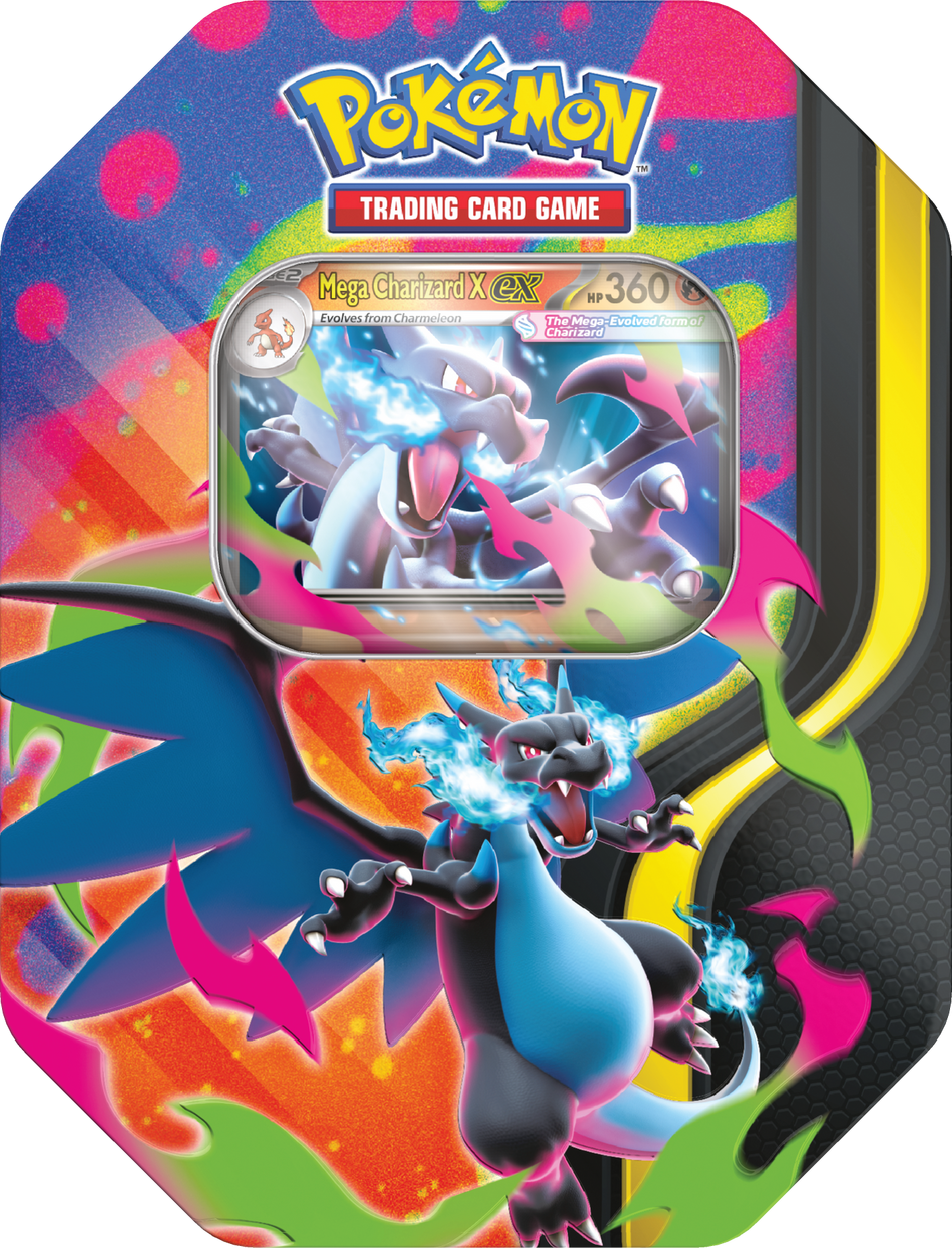 Mega Charizard Tin - Mega Charizard X (Inglés)