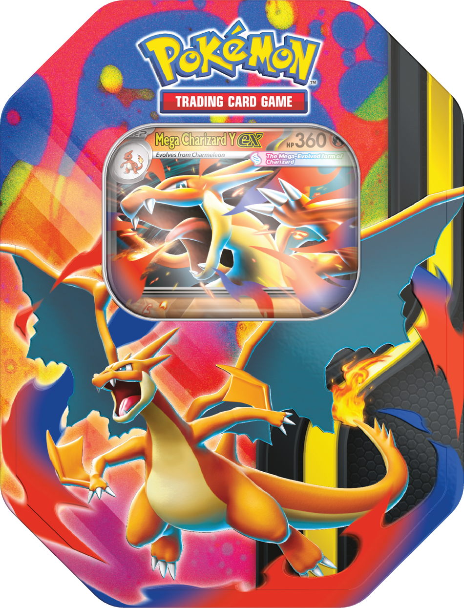 Mega Charizard Tin - Mega Charizard Y (Inglés)