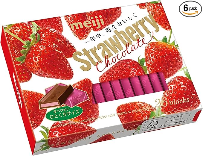 Meiji - Strawberry Chocolate Box