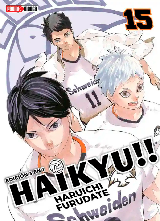HAIKYU!! - 3 en 1 - Volumen 15 (Español)