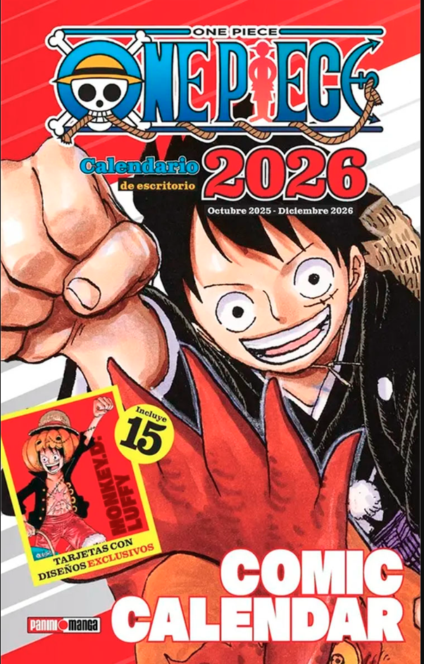 One Piece - Calendario de Escritorio 2026