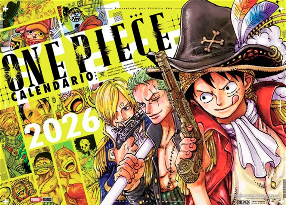 One Piece  - Calendario Pared 2026 (Español)