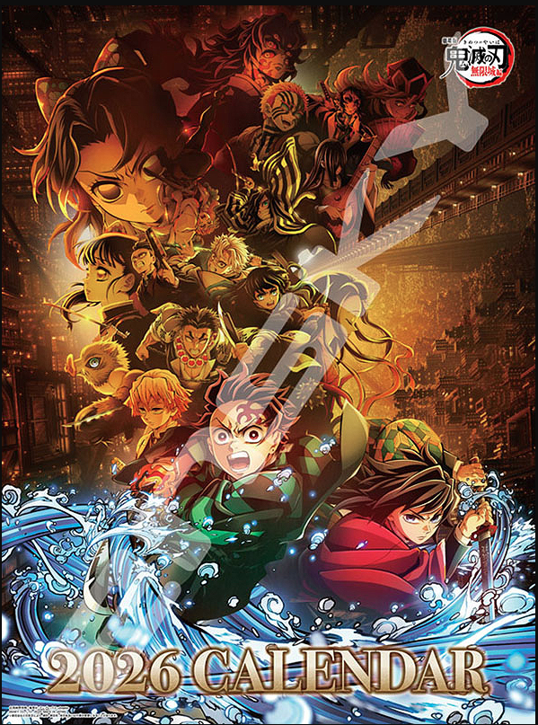 Demon Slayer: Infinity Castle Part 1 - Calendar 2026 (Japones)