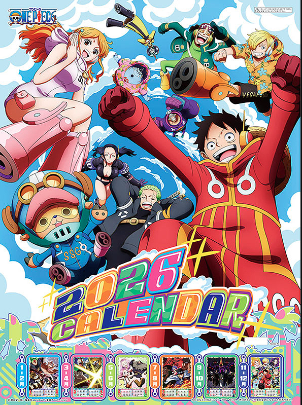 One Piece - Calendar 2026 ( Japones )