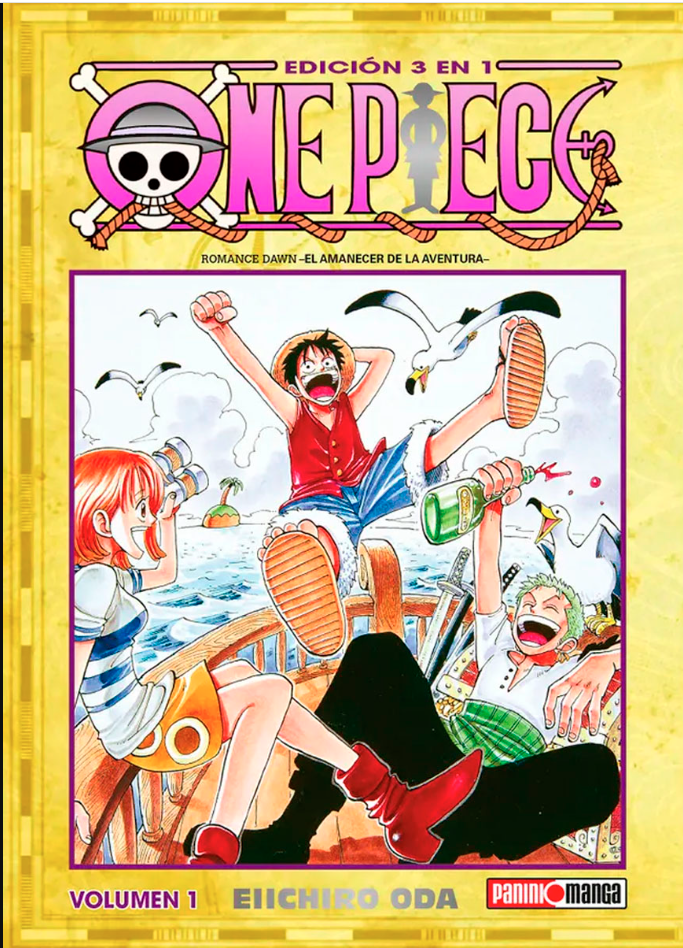 One Piece: Edición 3 en 1 - Volumen 1 (Español)