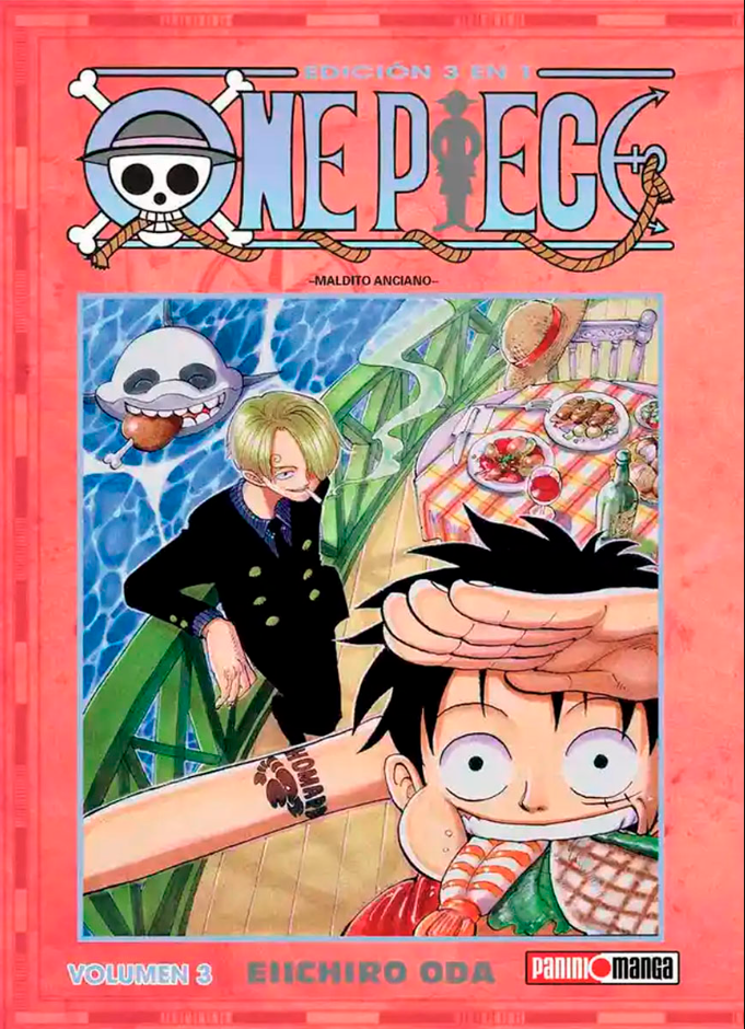 One Piece: Edición 3 en 1 - Volumen 3 (Español)