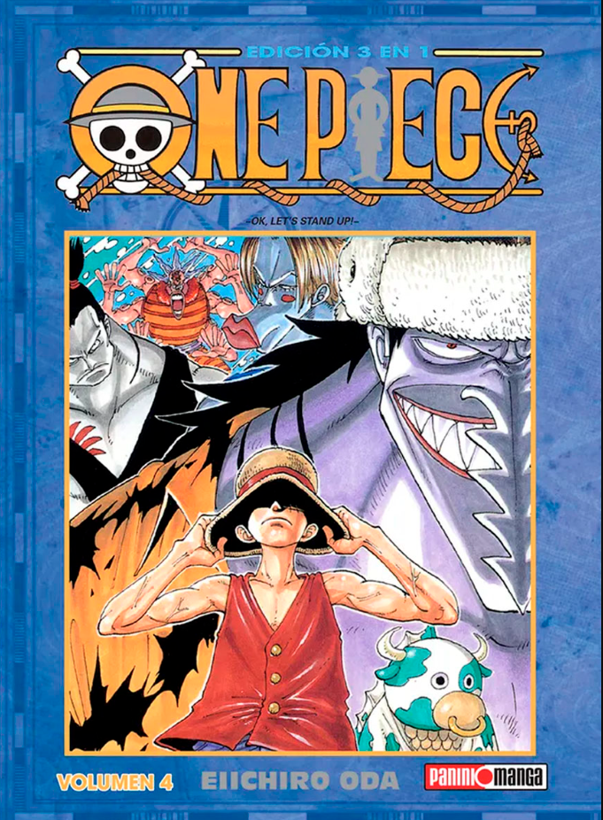 One Piece: Edición 3 en 1 - Volumen 4 (Español)